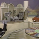 Vanna White invites the audience to take in the splendor of the Wheel Of Fortune set, unobstructed by a clumsy stand-up wheel.